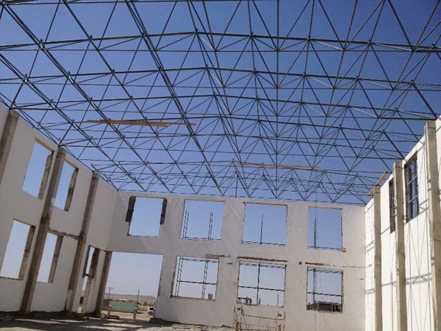 Steel Network frame structure for warehouse in Turkmenistan