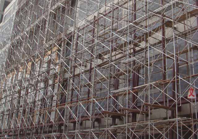 Frame scaffolding system-1